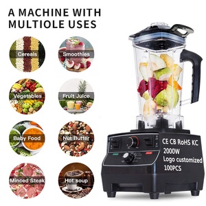 Moulin à glace domestique robuste, 2200 w, pour Restaurant, jus de maïs, Commercial, appareil de cuisine à sec, sans Bpa, nuitix - Product Image 3