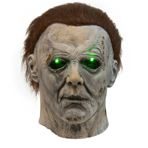 Michael Myers Vert LED Yeux Épouvantables Effrayant Halloween Horreur <span class=keywords><strong>Masque</strong></span> en Latex <span class=keywords><strong>Masque</strong></span> <span class=keywords><strong>de</strong></span> <span class=keywords><strong>Carnaval</strong></span> pour la Fête - Product Image 1