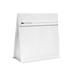 Sac d'emballage octogonal universel pour grains de café, sac autoportant scellé, sac à café en aluminium avec fermeture éclair latérale - Product Image 1