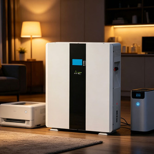 Sistema de Armazenamento de Energia Residencial, Bateria LiFePO4 Montada na Parede, 51.2V 100Ah, Bateria Solar com Monitoramento por APP, 6000 Ciclos - Product Image 1
