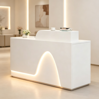 Petit comptoir de bar, comptoir d'accueil, caisse enregistreuse, style moderne et minimaliste, pour magasin de vêtements, salon de thé, salon de beauté