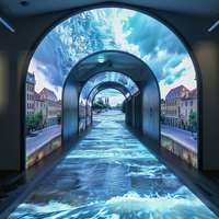 Écran LED flexible extérieur haute qualité, luminosité 5000 cd, étanche, lisible en plein soleil, garantie 2 ans pour la publicité