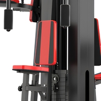 Appareil de musculation multifonction 5 stations pour la maison, machine d'entraînement de force intégrée pour le fitness en intérieur