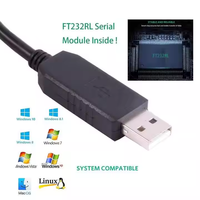 UFRIEND Kabel USB Type C Dupont 2.54mm Chip FTDI232/CH340/PL2303/CP2102 Bersertifikasi CE/RoHS/FCC Panjang Dapat Disesuaikan Tembaga Murni