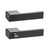 Modern Magnetic <strong>Door</strong> <strong>Handle</strong> <strong>Set</strong> for Bedrooms Privacy <strong>Lock</strong> with Accessories for Interior Zinc Alloy for Hotels and Apartments