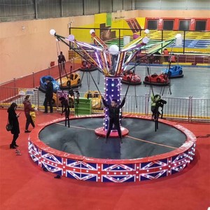 Trampolín Elástico <span class=keywords><strong>LONGBO</strong></span> BUNGEE OUTDOOR a Precio Económico, Juegos Mecánicos para Niños, Equipo para Parques de Diversiones sobre Remolque, Capacidad para 4 Personas - Product Image 1