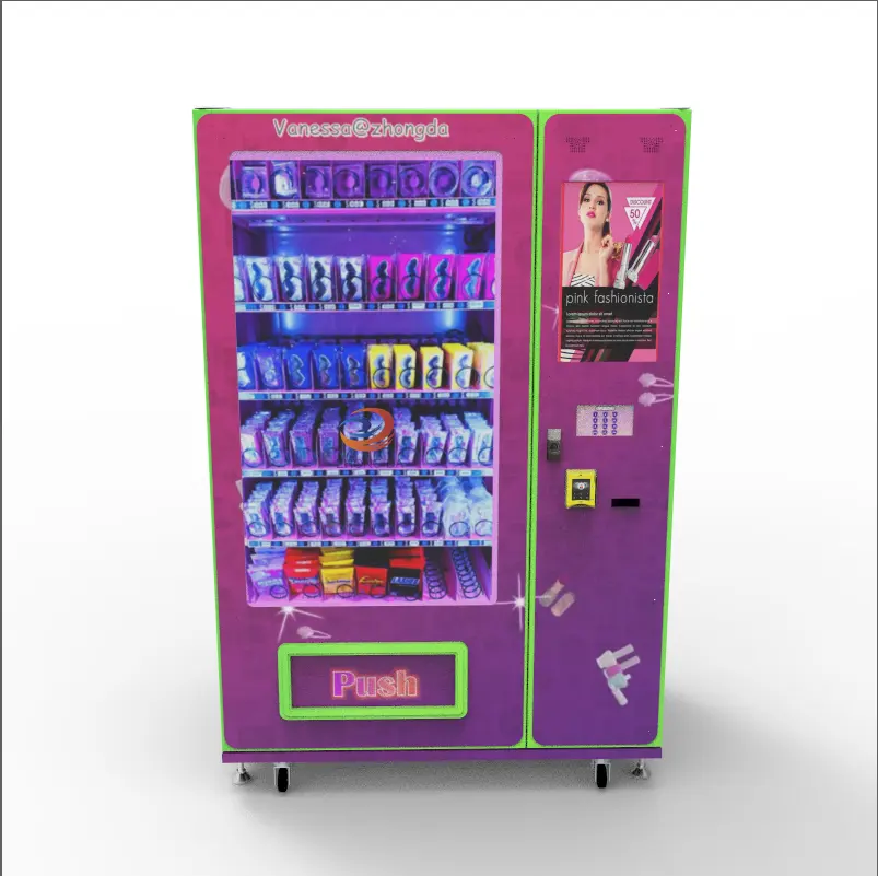 Hot Sale 21,5 "TV-Bildschirm mit 7" Touchscreen-Verkaufs automat für Schönheits produkte