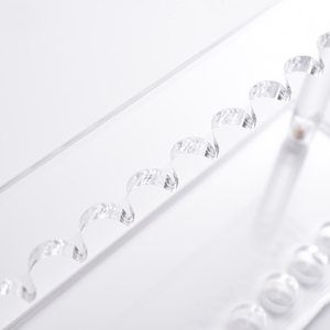 Support à pinceaux à ongles en acrylique transparent KADS, 12 trous, support de présentation détachable, organisateur de pinceaux de manucure pour salon et usage domestique - Product Image 4