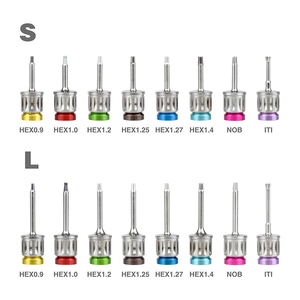 طقم زرع أسنان شامل أدوات ترميم زرع الأسنان مع 16 مفك براغي - Product Image 3