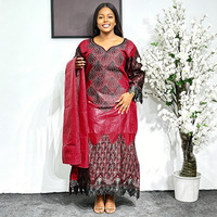 Vêtements ethniques, robe à strass, jupe longue, ensemble avec bandeau, robe de soirée