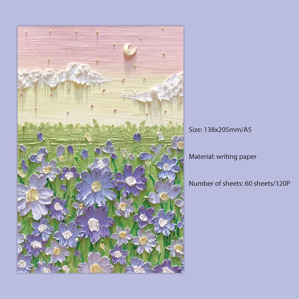 Crepuscolo viola, luna d'argento.