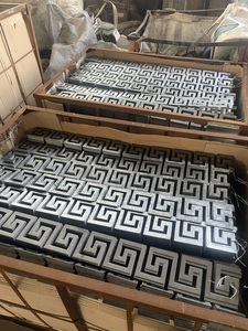 Trang trí thép tấm trang trí đục lỗ tấm kim loại tấm dập các bộ phận trang trí nội thất wrought sắt - Product Image 5