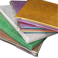 Lot de 10 feuilles de mousse EVA scintillante de 2 mm (15,7 x 23,5 pouces) pour cadeaux, artisanat, découpe, cartes, projets DIY, matériau brut