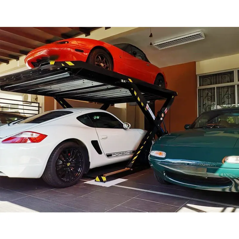 Customized Hot Selling Scissor Car Parking Lift 2000 Kg Double Parking Car Lift