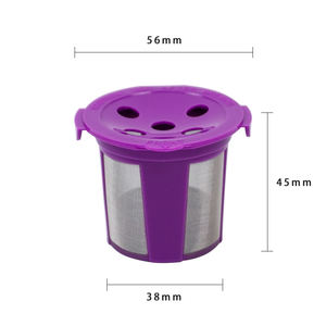 Filtres à café réutilisables écologiques de couleur personnalisée pour cafetière Keurig, dosettes de café rechargeables, Keurig Cafe Supremes - Product Image 4