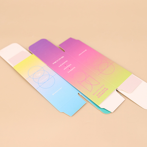 Tùy chỉnh thiết kế Lip Gloss gấp hộp in ấn Maker bán buôn mỹ phẩm chăm sóc da sản phẩm bao bì hộp giấy cho doanh nghiệp nhỏ - Product Image 1