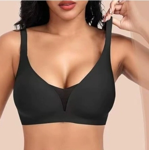 All'ingrosso <span class=keywords><strong>donna</strong></span> Plus Size reggiseno maglia Push up tazza piena per <span class=keywords><strong>il</strong></span> grande <span class=keywords><strong>seno</strong></span> Logo personalizzato <span class=keywords><strong>donna</strong></span> <span class=keywords><strong>donna</strong></span> <span class=keywords><strong>donna</strong></span> <span class=keywords><strong>donna</strong></span> ogni giorno profondo scollo a v reggiseno <span class=keywords><strong>di</strong></span> gelatina - Product Image 2