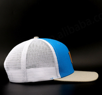 Casquette snapback en toile Richardson 112 unisexe, nouvelle conception, 6 panneaux, patch en cuir noir sur le devant, logo personnalisé, mode hiver, performance.