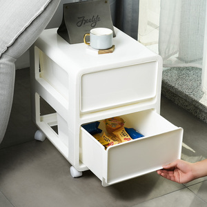 <strong>Drawer</strong> <strong>Storage</strong> Cabinet <strong>Plastic</strong> Multi-layer Locker Bedroom File Cabinet Desk Under The Finishing Cabinet - Product Image 5