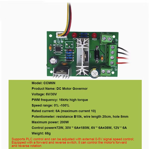 Oem <span class=keywords><strong>12V</strong></span> <span class=keywords><strong>Pwm</strong></span> <span class=keywords><strong>Controller</strong></span> Voor Stepper Motor Snelheidscontrole Met Aangepast Uitgangsvermogen En Model Ccm6n - Product Image 3