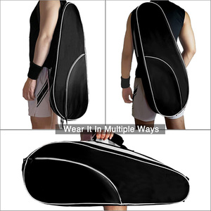 Sac de badminton grande capacité personnalisé avec compartiment à chaussures, sac de raquette tendance pour homme pour le <span class=keywords><strong>tennis</strong></span> - Product Image 4
