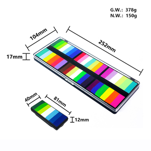 GP 20% OFF Festival Palette de peinture d'art intégral pour femme adulte Marqueurs néon à base d'eau Peinture pour visage et corps pour enfants et adultes - Product Image 3