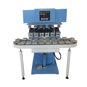 เครื่องพิมพ์แทมโปอัตโนมัติ 6 สี ได้รับการรับรองมาตรฐาน CE เครื่องพิมพ์แพดหลายสีแบบใหม่ พร้อมสายพานลำเลียงสำหรับของเล่นเด็ก - Product Image 4