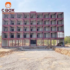 Cbox Quick Assembly Prefab Modular Office Mobile Living Building Temporary Worker Housing Mining Camp Flat Pack <b>Container</b> House - Product Image 4
