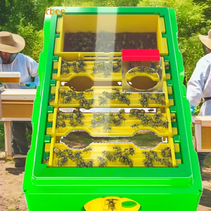 Nuevo Núcleo de Fecundación Portátil YUMO con Tapa Transparente para Observación, Material HDPE+PP, Caja de Núcleo para Abejas de 4 Cuadros, 1 Año de Garantía - Product Image 2