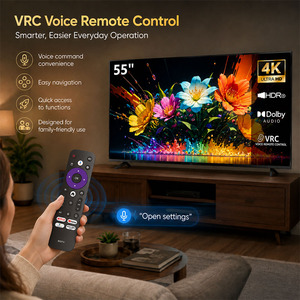 Proveedor Verificado, Smart <span class=keywords><strong>TV</strong></span> de 55/65 Pulgadas, 4K HDR, Android, Televisor LED de Pantalla Plana con Control Remoto por Voz, Televisor para Baño - Product Image 3