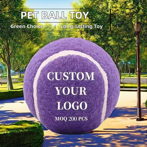 Bán Buôn Thân Thiện Với Môi Cao Su Tùy Chỉnh Không Độc Hại Đa-Màu Nhỏ Bóng Tennis Con Chó Cắn Chew Đồ Chơi Biểu Tượng Tùy Chỉnh Cho - Product Image 2