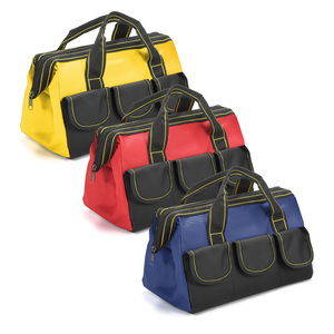 Heavy Duty 13" 600d Oxford Fabric Canvas <b>Tool</b> Organizer <b>Bag</b> Custom Logo Waterproof Electrician <b>Tool</b> <b>Bag</b> for Men Carpenter - Product Image 1