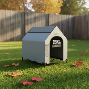 Cuccia per Animali OXOG 33 X 52 Pollici con Finestre, per Esterni, Tutte le Stagioni, per Razze Grandi, Stile Lussuoso, Materiale in Poliestere - Product Image 2