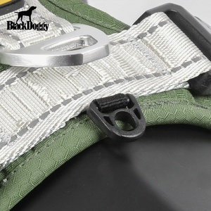 سترة تكتيكية للكلاب بالجملة مع تصميم سريع التحرير وقابل للتعديل لمشي الكلاب، مصنوعة من مادة البوليستر - Product Image 4