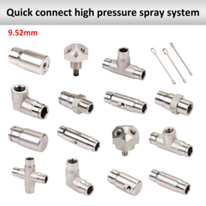 3/8 "áp lực cao Mist phụ kiện trượt khóa sương mù Kết nối dễ dàng-kết nối Mist Sprayer vòi phun - Product Image 3