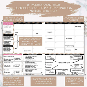 Planificateur chrétien personnalisé, dispositif d'attraction d'attraction avec autocollant, 90 jours, vente en gros, 9 pièces - Product Image 4