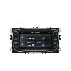 Unidad Principal Inteligente para Automóvil con Sistema Linux, para Ford Focus, Mondeo, Galaxy / C-max, <span class=keywords><strong>S</strong></span>-Max / Kuga, Reproductor de Pantalla de 7 Pulgadas, con Android Auto y CarPlay - Product Image 1