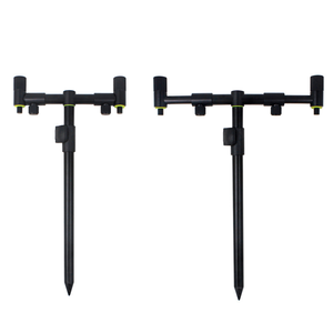 Nouveau Pique Banc en Aluminium pour Pêche à la <span class=keywords><strong>Carpe</strong></span> Support de <span class=keywords><strong>Canne</strong></span> Buzzer Bar pour 2 ou 3 Cannes Matériel de Pêche à la <span class=keywords><strong>Carpe</strong></span> - Product Image 1
