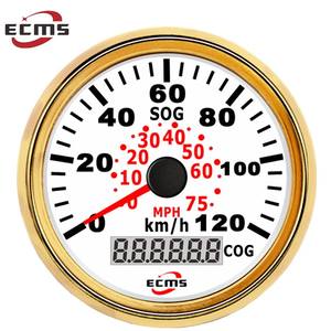 3-3/8'' (85mm) Marine GPS Speedometer Odometer <strong>120KMH</strong> 75MPH With Backlight 12V/24V - Product Image 2