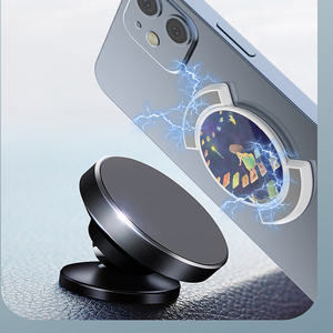<span class=keywords><strong>Soporte</strong></span> de anillo de dedo para teléfono móvil, <span class=keywords><strong>soporte</strong></span> de agarre giratorio 360 para <span class=keywords><strong>coche</strong></span>, montaje magnético para teléfono - Product Image 3