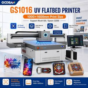 Impresora UV Plana Industrial 1016 de 100x160cm con Doble Cabezal, Tinta Blanca I3200, para Impresión Digital en Acrílico, Vidrio, Metal, Madera y Señalización - Product Image 1