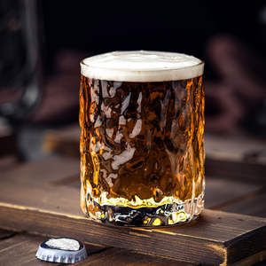 แก้วน้ำลายคริสตัล 250 มล. แก้วเดี่ยวสำหรับวิสกี้ แก้วใสลายสวยงามสำหรับงานปาร์ตี้ - Product Image 5