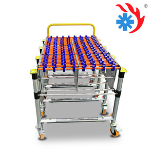 Sistema <span class=keywords><strong>de</strong></span> Transportadores <span class=keywords><strong>de</strong></span> Rodillos Telescópicos por Gravedad con Giro <span class=keywords><strong>de</strong></span> 90/180 Grados para Carga y Descarga <span class=keywords><strong>de</strong></span> Contenedores - Product Image 3