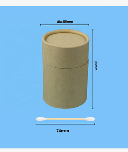 ขายด่วน 100 ชิ้น สำลีก้านแบบเป็นมิตรกับสิ่งแวดล้อม บรรจุกล่องกระดาษคราฟท์ รับผลิตแบรนด์ส่วนตัว - Product Image 5