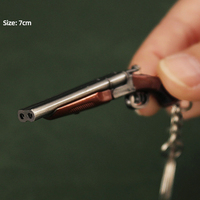 LLavero de pistola de metal personalizado al por mayor caliente 5-9CM 18cm M24 modelo de pistola de juego de Metal llavero de Estudiante