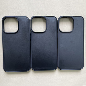 Rainure extérieure 2 en 1 TPU PC Matte Blanks Couverture de téléphone pour <span class=keywords><strong>iPhone</strong></span> 15 Pro Max DIY Placage Collage Cas - Product Image 1