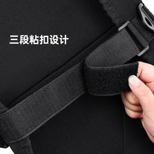 Bolsa para esquís de neopreno, impermeable, resistente al desgaste, estuche de transporte para almacenamiento de equipos de esquí, para esquís y fijaciones, color negro - Product Image 2