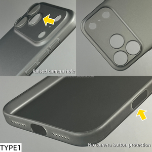 <span class=keywords><strong>Coque</strong></span> de téléphone mate en PP avec logo personnalisé, gravure laser, vente en gros, 0,6 mm, pour iPhone 18 17 16 15 Pro Max - Product Image 3