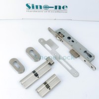 Kit de serrure à mortaise à rouleaux 3585 3085 35 Corps de serrure pour porte et fenêtre Serrure à loquet à rouleaux