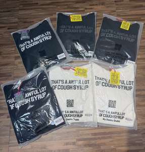 Sweat-shirts à capuche 100 % coton de qualité supérieure, très demandés, avec motif « THAT'S A AWFUL LOT OF COUGH SYRUP », personnalisables pour hommes - Product Image 1